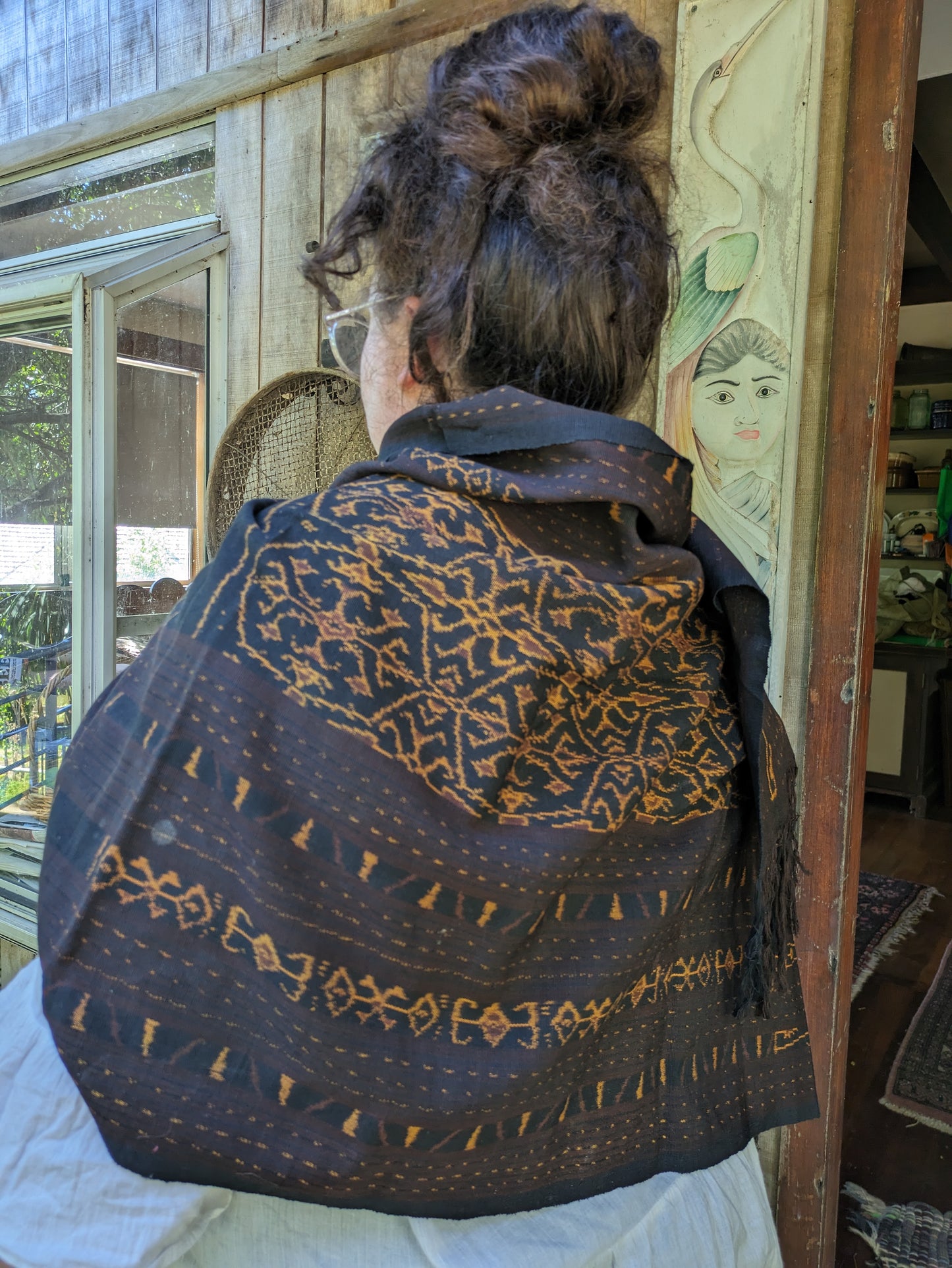 Flores Ikat large shawl, Nggela